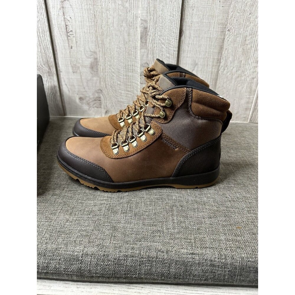 Sorel Ankeny II Hiker WP Mens Casual WP Insulated Boots Velvet Tan/Black Size 9 - Picture 4 of 9